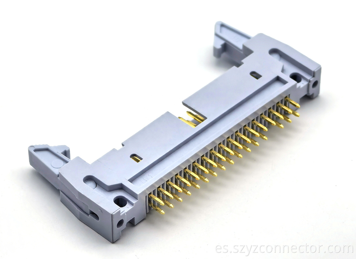 Conector del cabezal del eyector de lanzamiento de 2.54 mm Un pin faltante recto 2*17p 2.54mm Pitch Ejector header Connector One Pin Missing Straight 2*17P